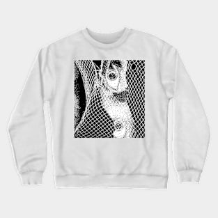 Abstract Print Crewneck Sweatshirt